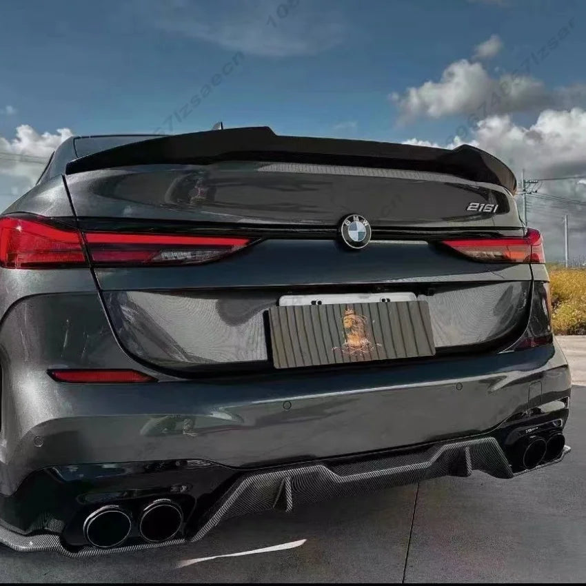 For BMW 2 Series F44 M Sport 220i 228i M225I M235 2020-2024 Car Rear Bumper Diffuser Lip Splitter Spoiler Body Kits Tuning Black