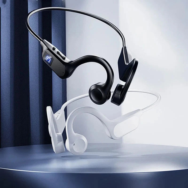 BMAD Bone Conduction Wireless Earphone Sport Swimming Bluetooth Compatible Headphone Hand-free With Mic For Running X7 Earbuds