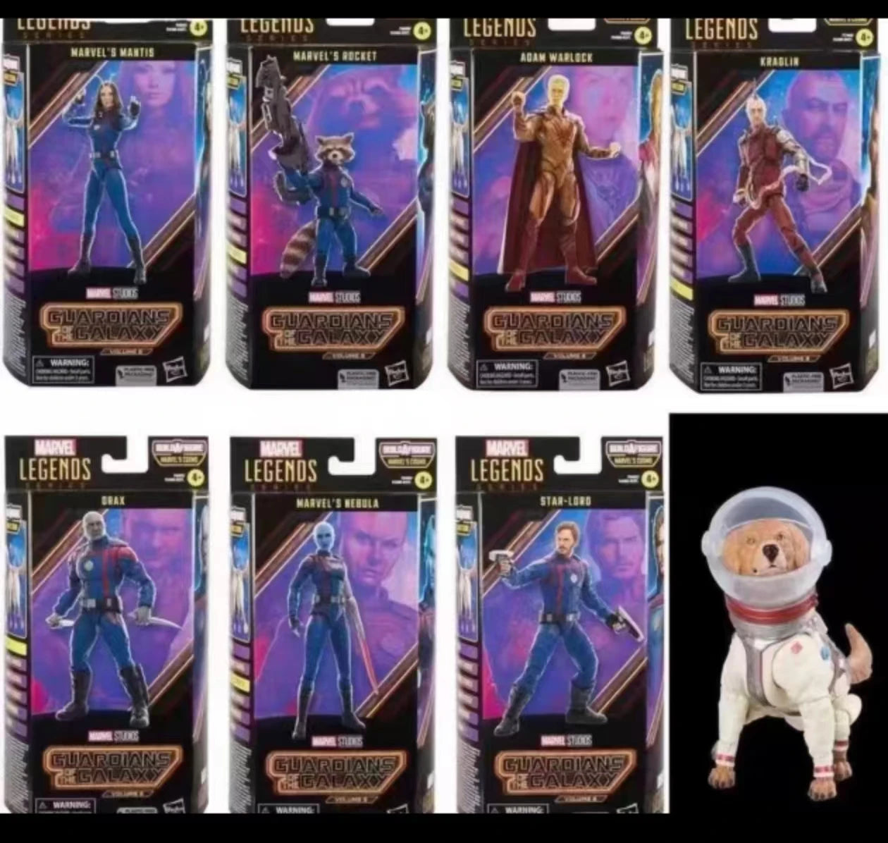 Original Hasbro Marvel Legends Series Star Lord/Rocket/Kraglin/ADAM WARLOCK/Mantis/Drax/Nebula Anime Figures Collection Toys