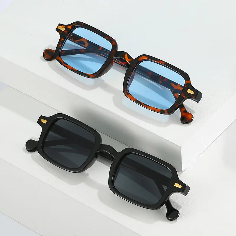 JNPCXI New Small Frame Square Sunglasses Women Fashion Rectangle Sun Glasses Brand Designer Vintage Eyeglasses Men UV400