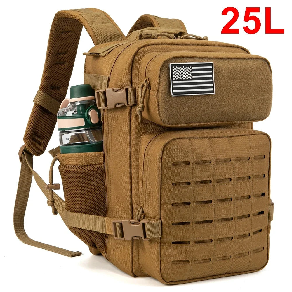 Tactical Backpack Men Women Outdoor Survival Bug Out Bag Small School Rucksack