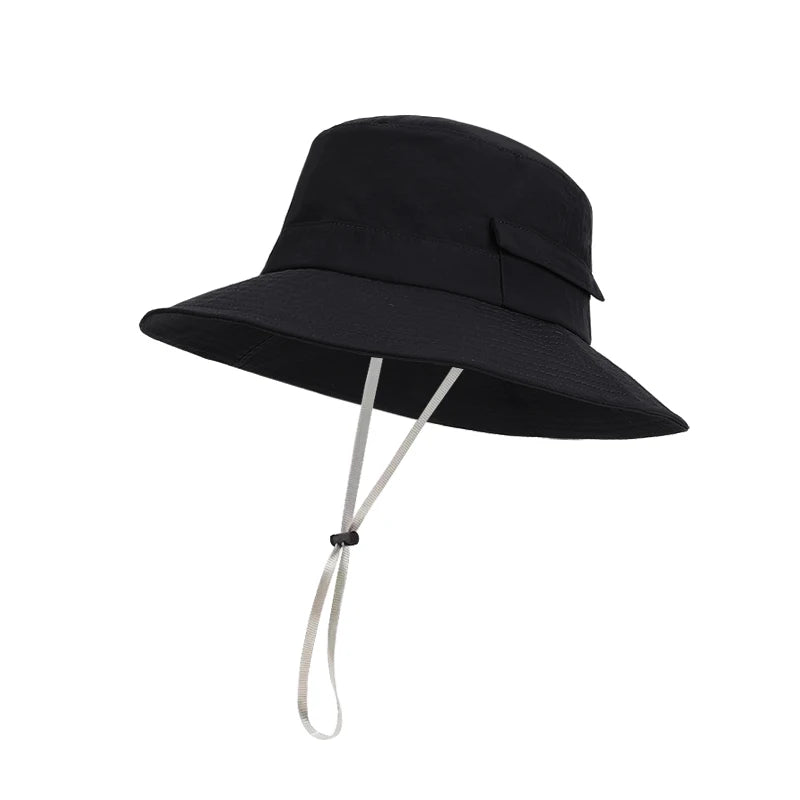 6153-New Spring and Summer Sun Hat for Men - Mountain Climbing and Camping Sun Protection Hat -Quick-Drying WideBrimFishermanHat