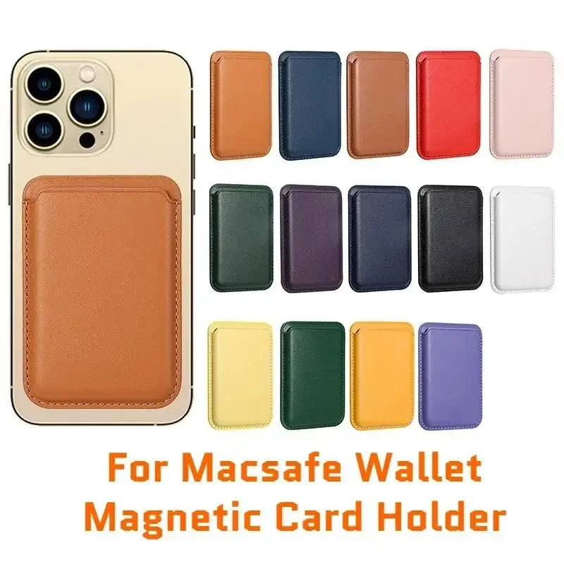 Card Wallet Case iPhone 15 Plus 14 13 12 Pro Max, Strong Magnetic Magsafe Covers