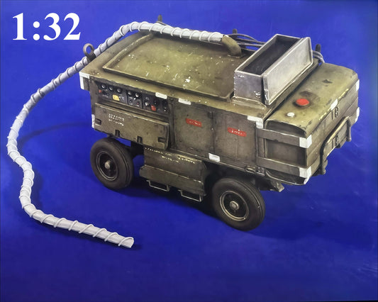 1/35 Cast Resin Model, Scene Model Making Power Generation Vehicle Gk, Uncolored Model