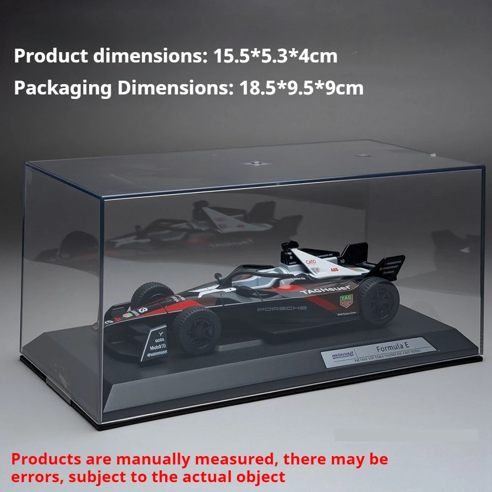 1:32 F1 Formula E Racing Cars Diecast Alloy Model Toys Rubber Tires Exquisite Body High Simulation Models Bookshelf Decorations