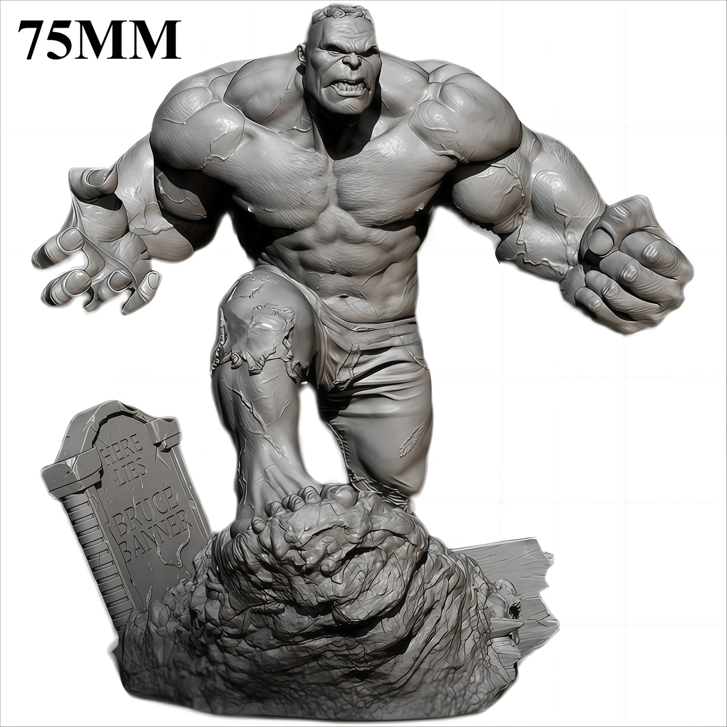 75mm Resin Model Assembly Kit, Figurine Model, Unpainted, Needs To Be Assembled