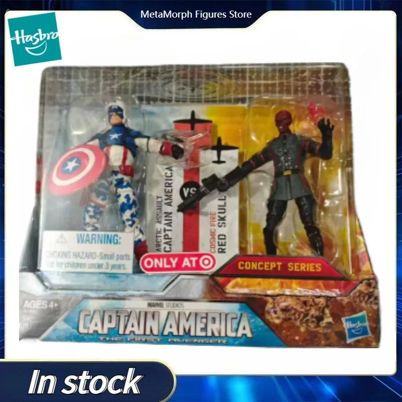 Original Hasbro Marvel Legends Series RED SKULL/Captain America Anime Figure Toys Model Collection
