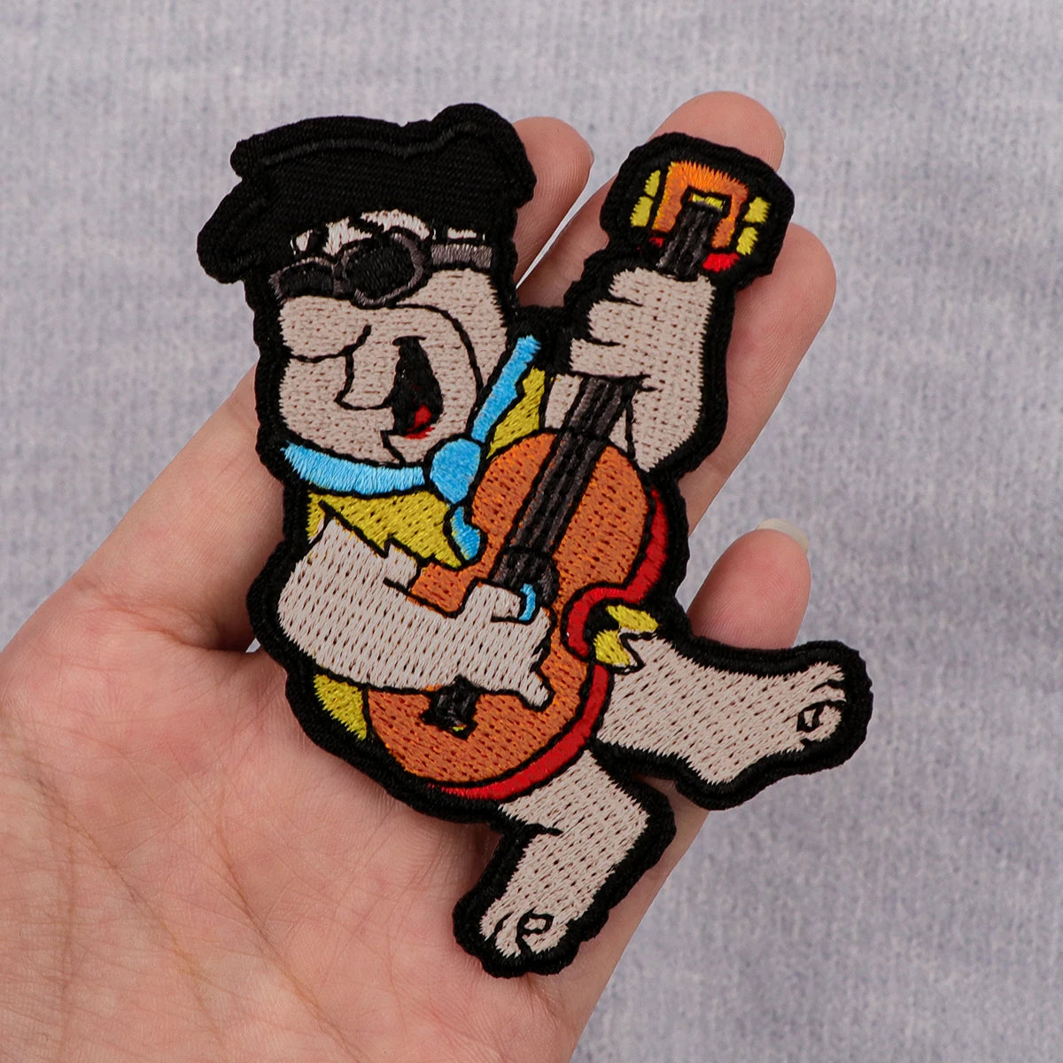 Cartoon Character Iron On Patch Clothes Patch For Clothing Music Embroidered Patch Garment Apparel Accessories Sewing Stickers