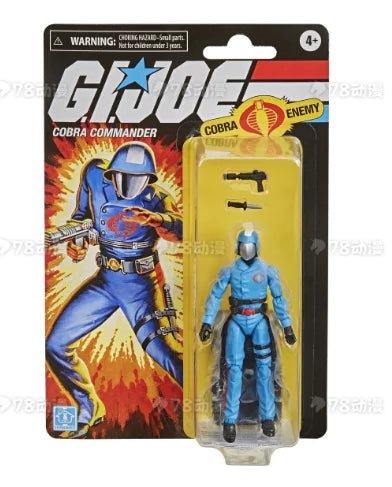 Original Hasbro G.I. Joe Classified Series Retro Collection Cobra Commander Anime Figures Toys Models Collection