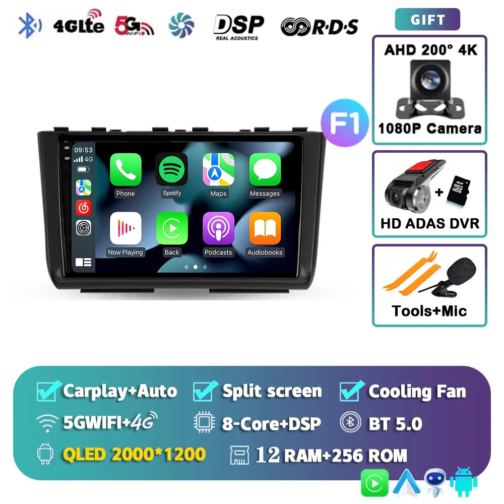 For Hyundai Creta 2 IX25 2021 2K 12+256 QLED Android 15 CarPlay Car Radio Multimedia Video Player GPS stereo Head Unit 4G WIFI