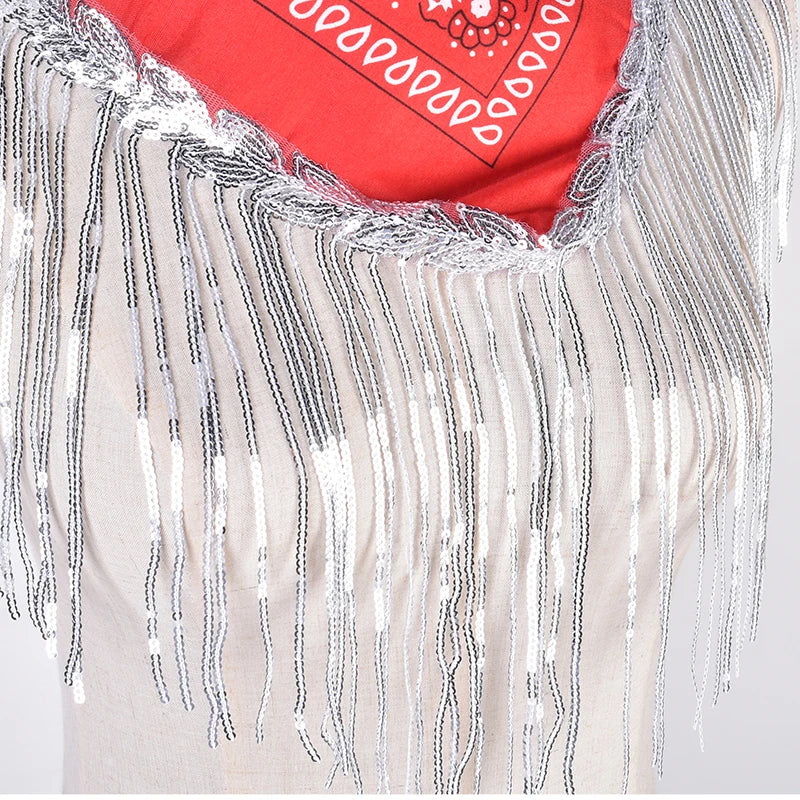2023 New Vintage Paisley Tassel Scarf Fashion Ladies Wedding Party Scarf