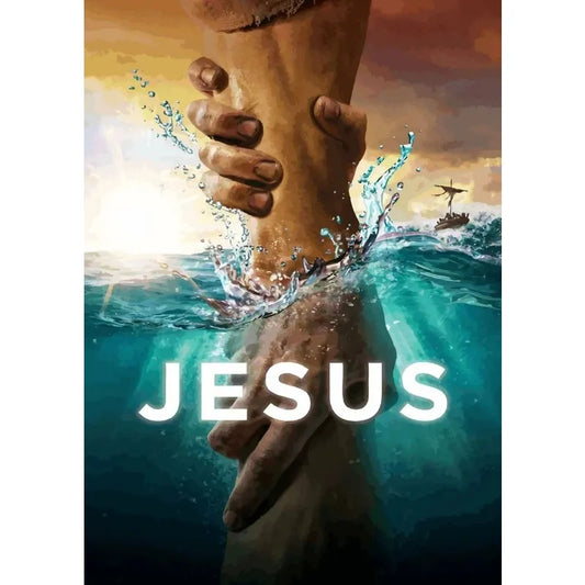 Jesus Lion Christian Hand of God Canvas Paint Religious Posters Wall Art 04
