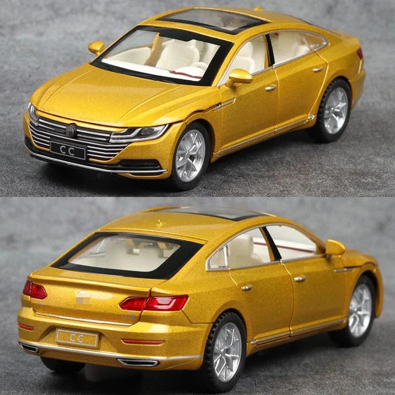 1/32 CC Alloy Car Model Toy With Sound Light Pull Back Function Simulation Diecast Vehicles Series Ornaments For Child Boys Toys