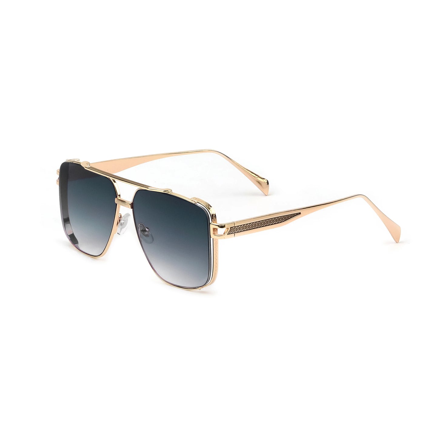 Caterside New Gradient Square Metal Frame Men's Sunglasses Fashion Vintage Women Sun Glasses UV400 Driving Fishing The Best Gift