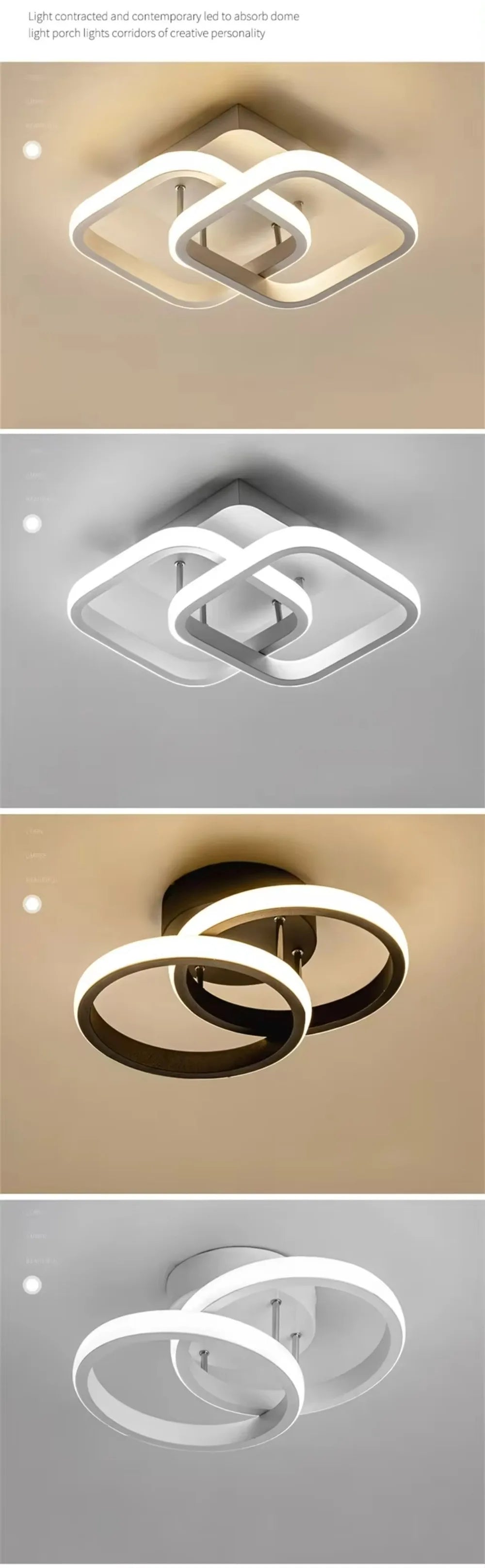 Corridor Lighting Fixtures Modern & Porch Cloakroom LED Small Ceiling Light