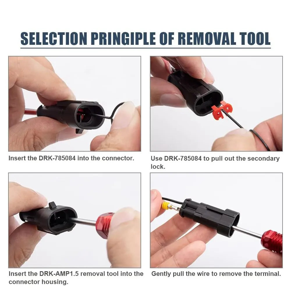 1/2pcs 16 AWG Waterproof Wire Connectors Automotive Electrical Connectors Quick Disconnect Wire Connectors 2/3/4 Pin