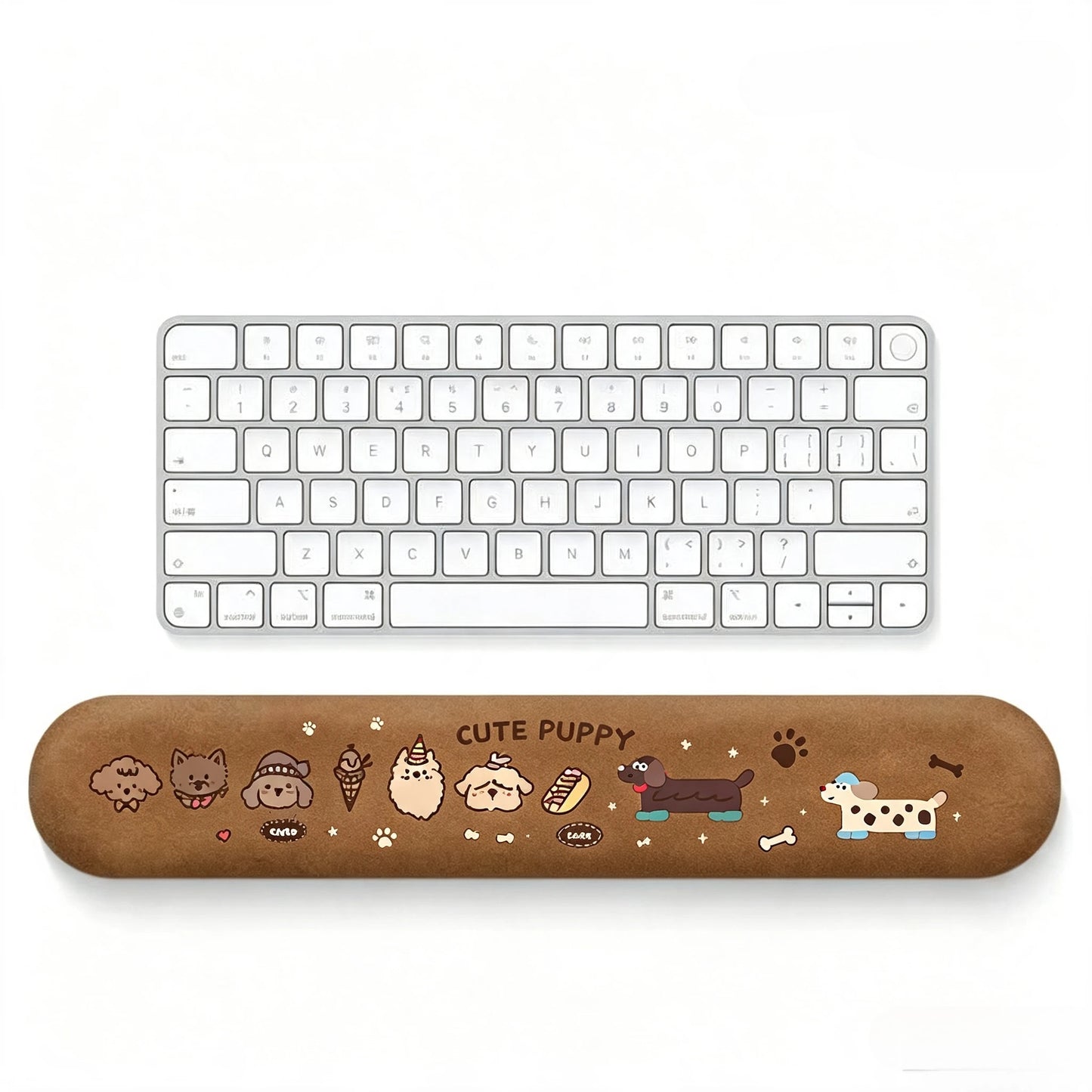 Cartoon Wrist Rest Mouse Pad Memory Foam Keyboard Wrist Support Anti Slip Ergonomic Mousepad for Office Gaming PC Computer Desk