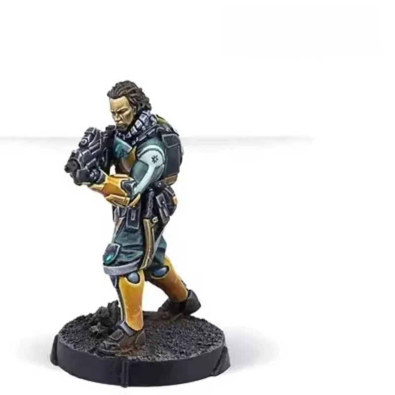 Cast Resin Model Assembly Kit, Gk, Reinforcements Series, Unpainted To Be Assembled (including Base)