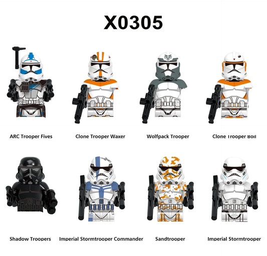 21st Nova Corps Minifigures Star Wars Army Pack Purple Clone Troopers M27