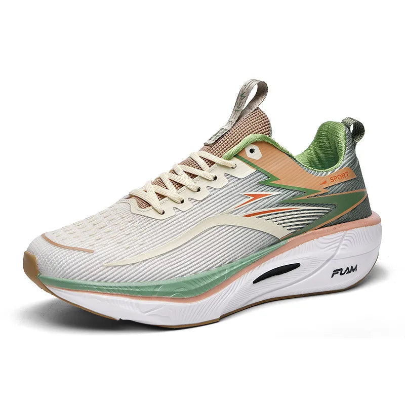 Running Shoes Men Sneakers Anti-slip Cushioned Comfortable Racing Carbon Plate Training Mesh Tennis Shoes Casual for Women 2026