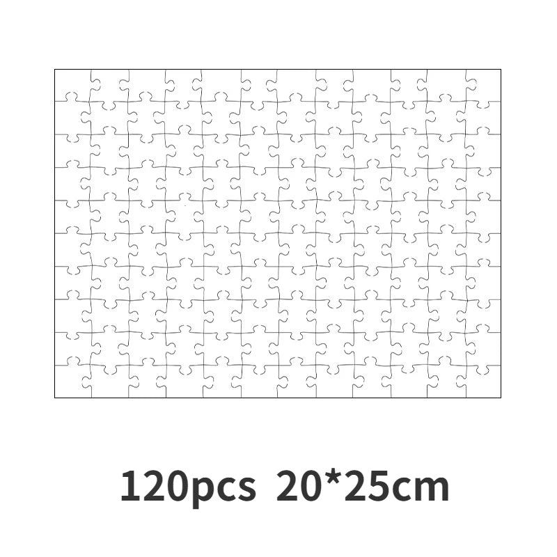 Wooden Jigsaw Puzzles for Adults Kids Toys Painting Drawing Blank Coloring Kidcraft Toy Special-shaped Rounded Rectangular