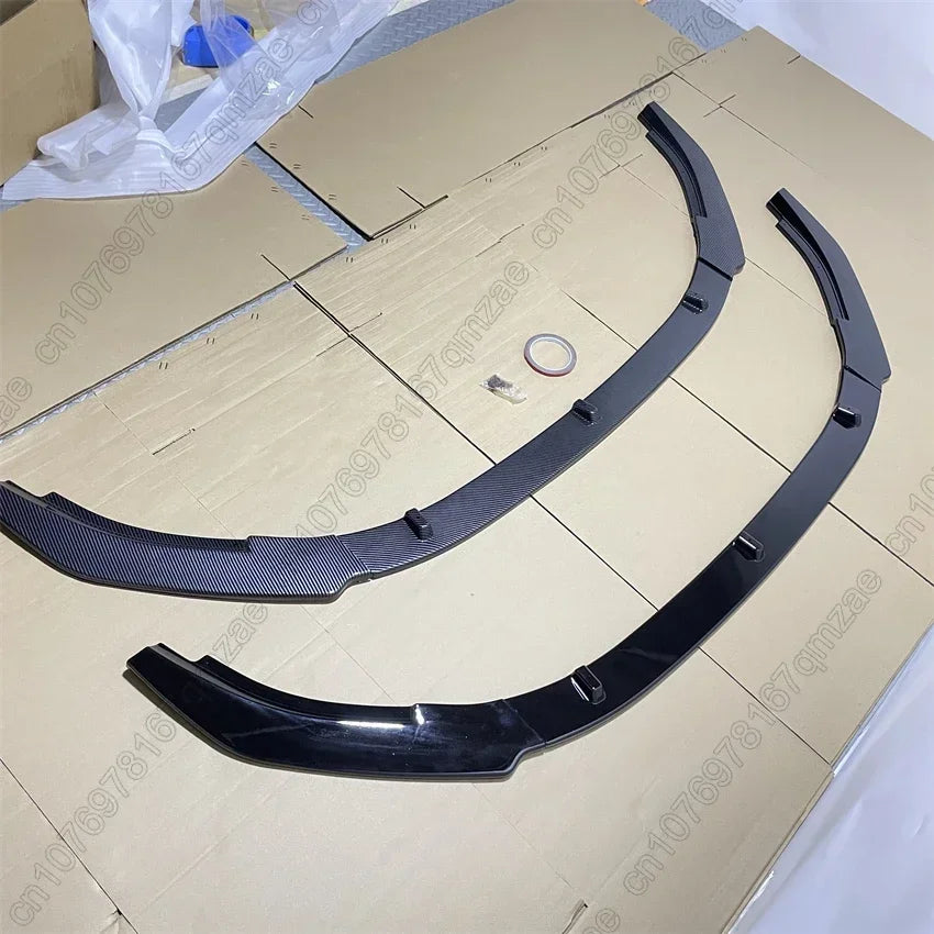 For Volkswagen VW Golf 6 MK6 GTI GTD 2009-2013 Car Front Bumper Spoiler Lip Diffuser Splitter Gloss Black Body Kits Tuning ABS
