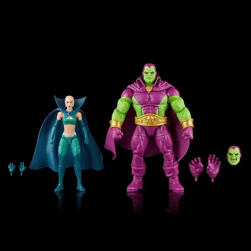 Original Hasbro Marvel Legends Series Drax The Destroyer & Moondragon Action Figures Toys Model Ornaments