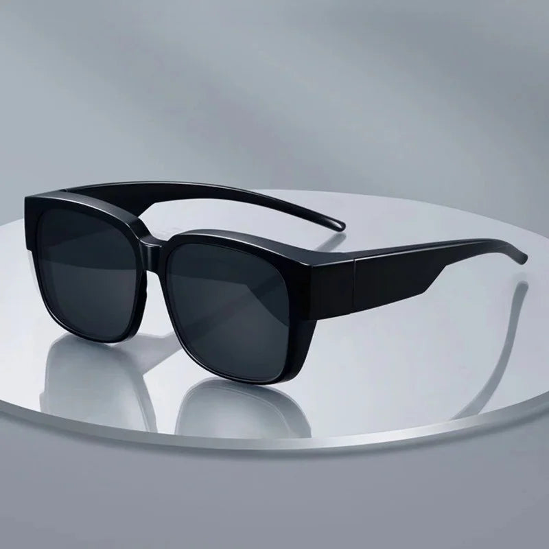 Unisex Polarized Sunglasses Fashion Sunshade Glasses for Fishing Outing Unisex Wrapped Sunglasses
