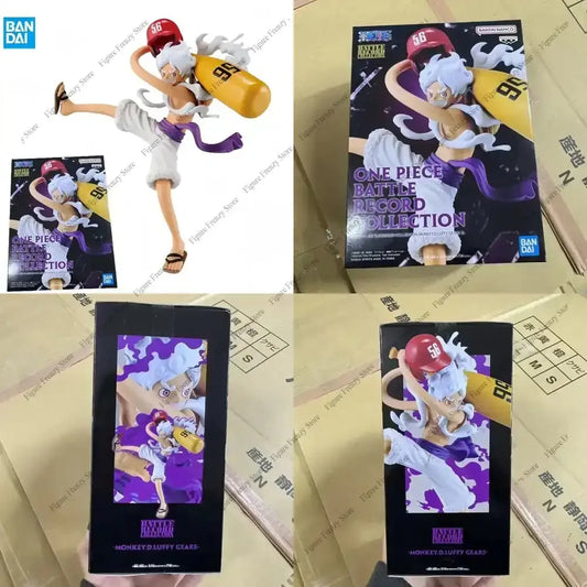 Special Offer for BANDAI Banpresto One Piece BRC Monkey D Luffy Gear 5 II Baseball Battle Record Collection Anime Figure PV