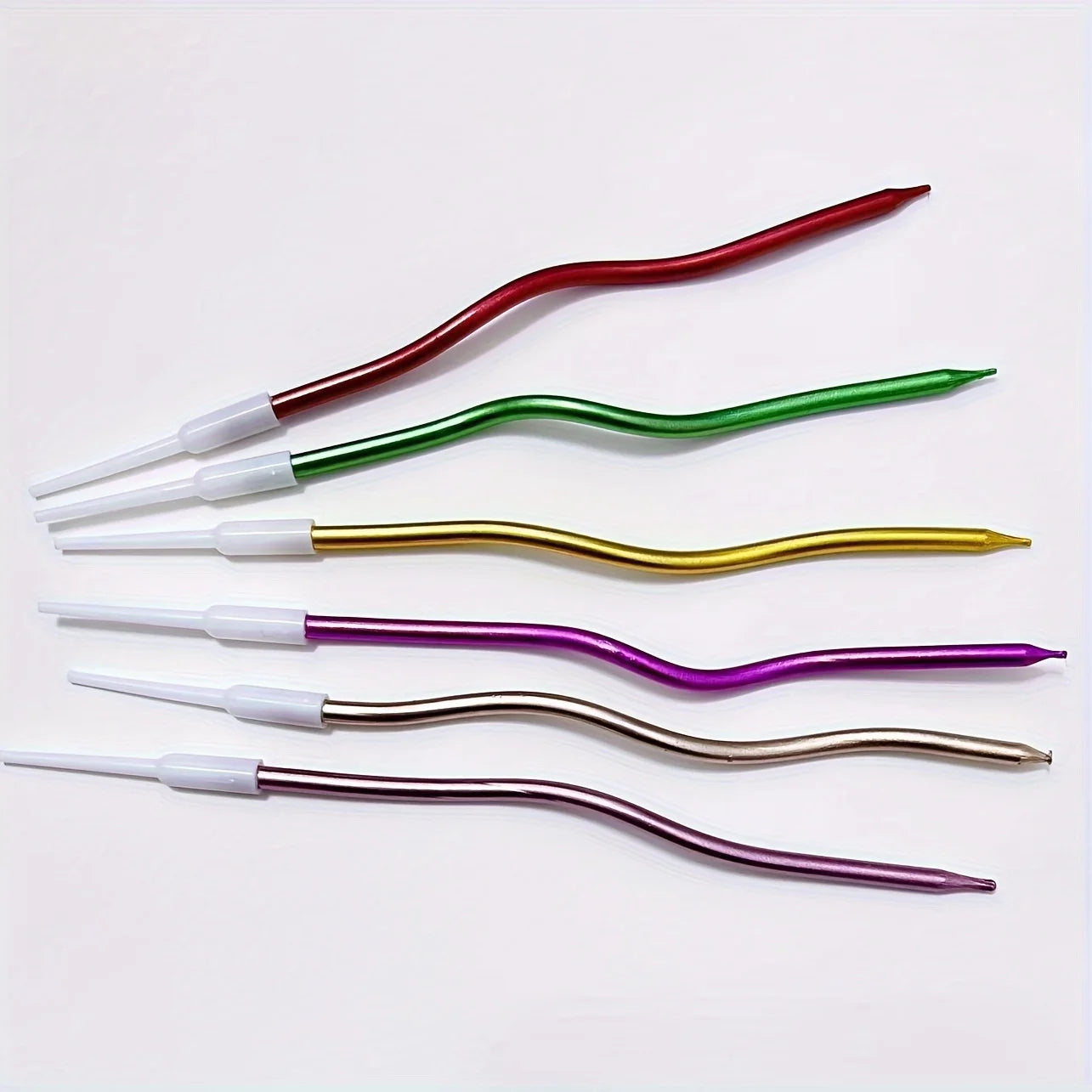 6pcs Birthday Candle Cake Candle Cake Decoration Party Supplies - Creative Cake Toppers for Parties & Desserts