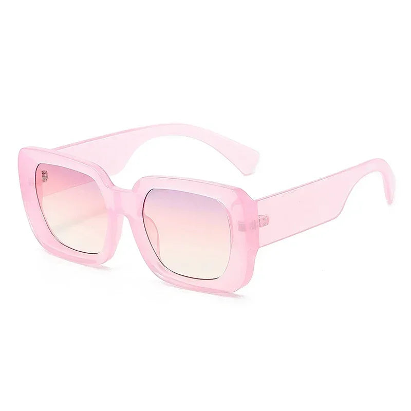 JNPCXI Square Ins Popular Fashion Women Sunglasses Retro Gradient Shades UV400 Men Trending Sun Glasses
