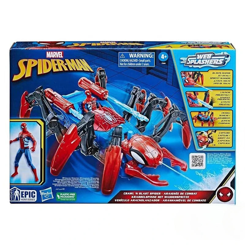 Original Hasbro Marvel Legends Series Spider Man Water-Spraying Crawler Action Figure Toys Model Collection