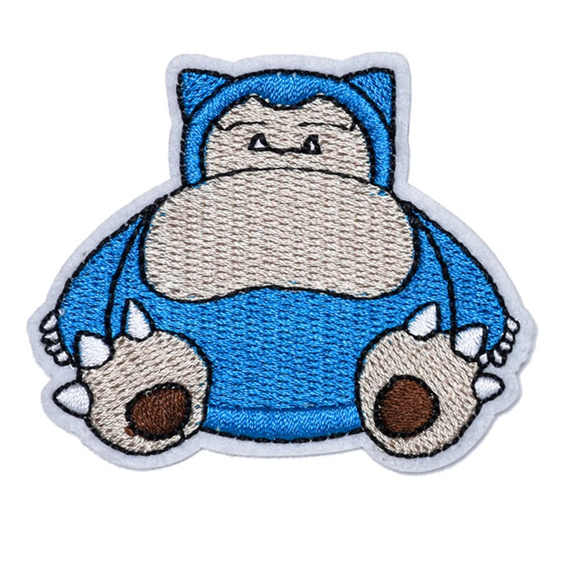 Kawaii Animals Patch Anime Game Embroidered Patches For Clothing DIY Iron on Patches For Clothes Cartoon Patch Stickers