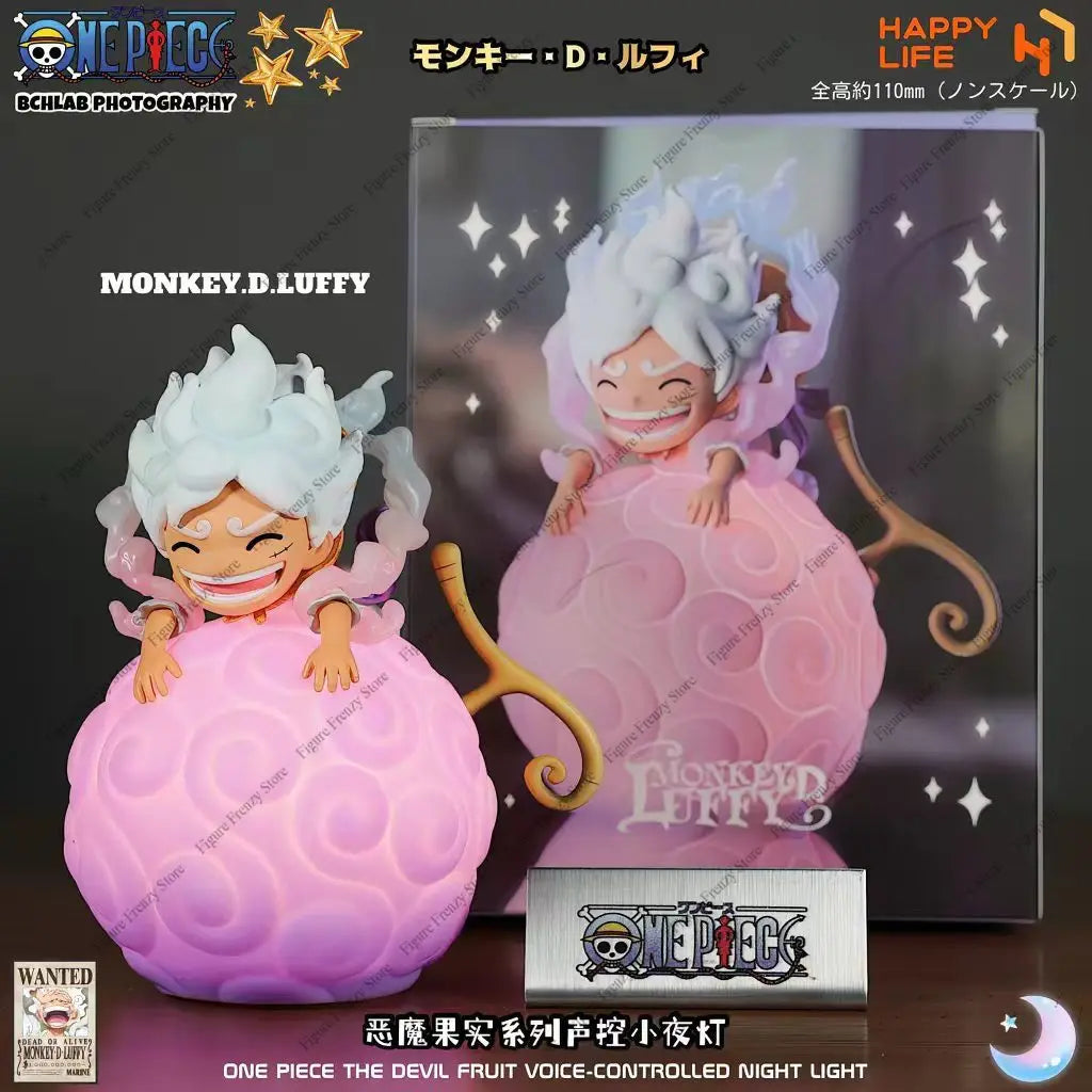 Special OfferHot Anime One Piece Devil Fruit Robin Ace Luffy Nico Night Light Figure Mol Figure Desktop Ornament Trendy Toys Bir