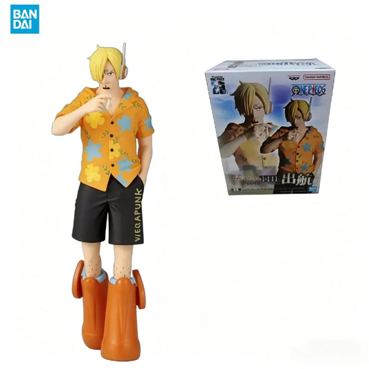 【IN STOCK】Original Banpresto The Shukko One Piece Sanji Egghead Island Outfit 18cm Action Figure PVC Collectible Model Toy Gift