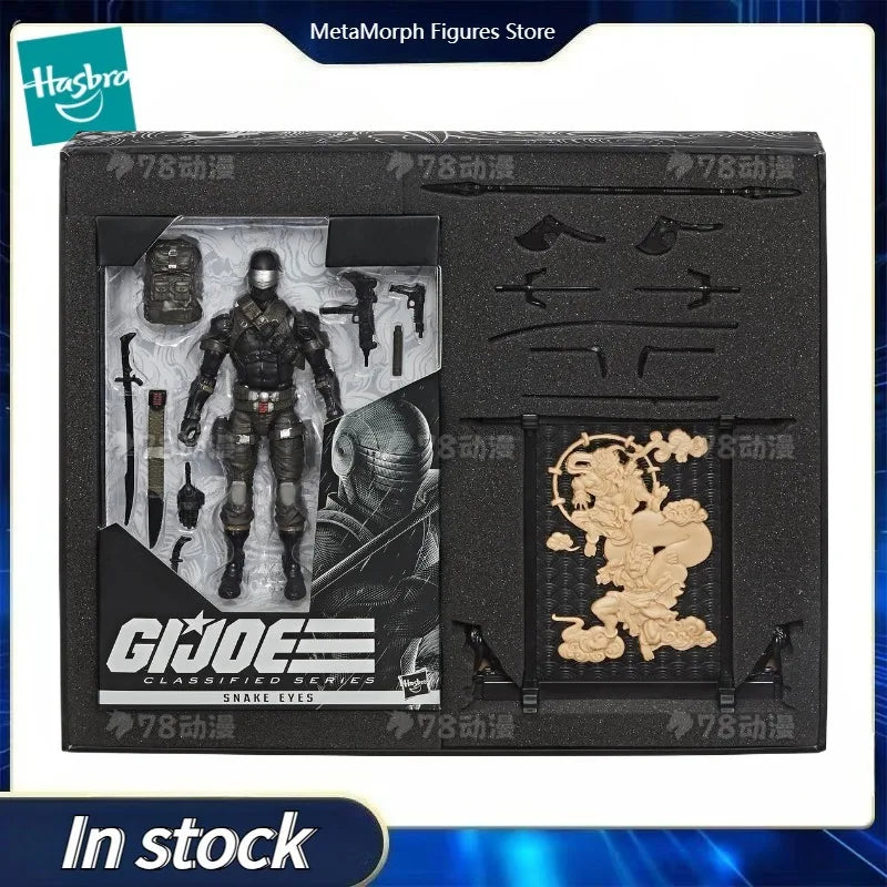 Original Hasbro G.I. Joe Classified Series SNAKE EYES Action Toy Figure Collection