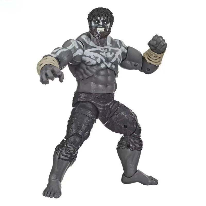 Original Hasbro Marvel Legends Series Grey Hulk Anime Figures Models Toys
