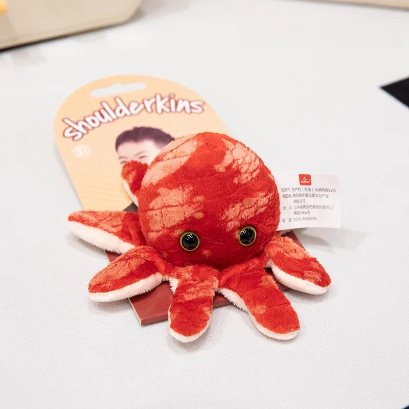 Various Cute Stuffed Animals Shoulderkins Pink Unicorn Turtle Octopus Penguin Funny Shoulder Decor School Party Bag Accessories