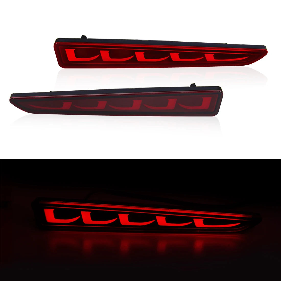 LED Rear Bumper Reflector Light For Toyota Raize 2019 2020 2021 2022 Auto Brake Warning Lamp Turn Signal Fog Car Accessories 12V