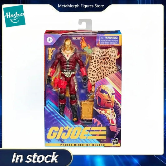 Original Hasbro G.I. Joe Classified Series Profit Director Destro Anime Figure Toy Model Collection