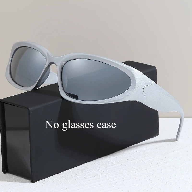 Cyberpunk Futuristic Fashion Glasses Tinted Lenses for Street Fashion Festive Events Unisex Men Women Festival Gear Edgy Style
