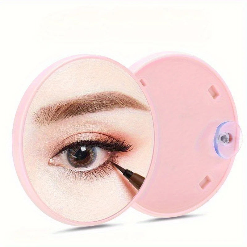 Magnifying Mirror with Suction Cups - 5X/10X/15X Magnification for Perfect Makeup Application