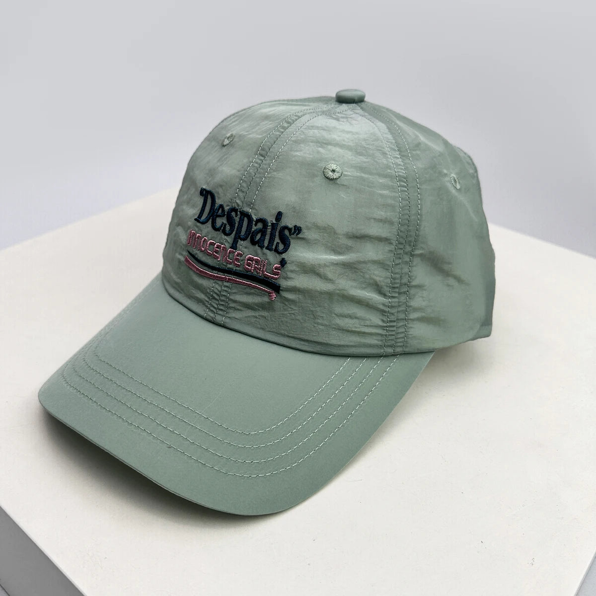 New Unisex Embroidered Despais Letters Quick Drying Baseball Hats Breathable Sports Sunshade Outdoor Peaked Caps Versatile ins