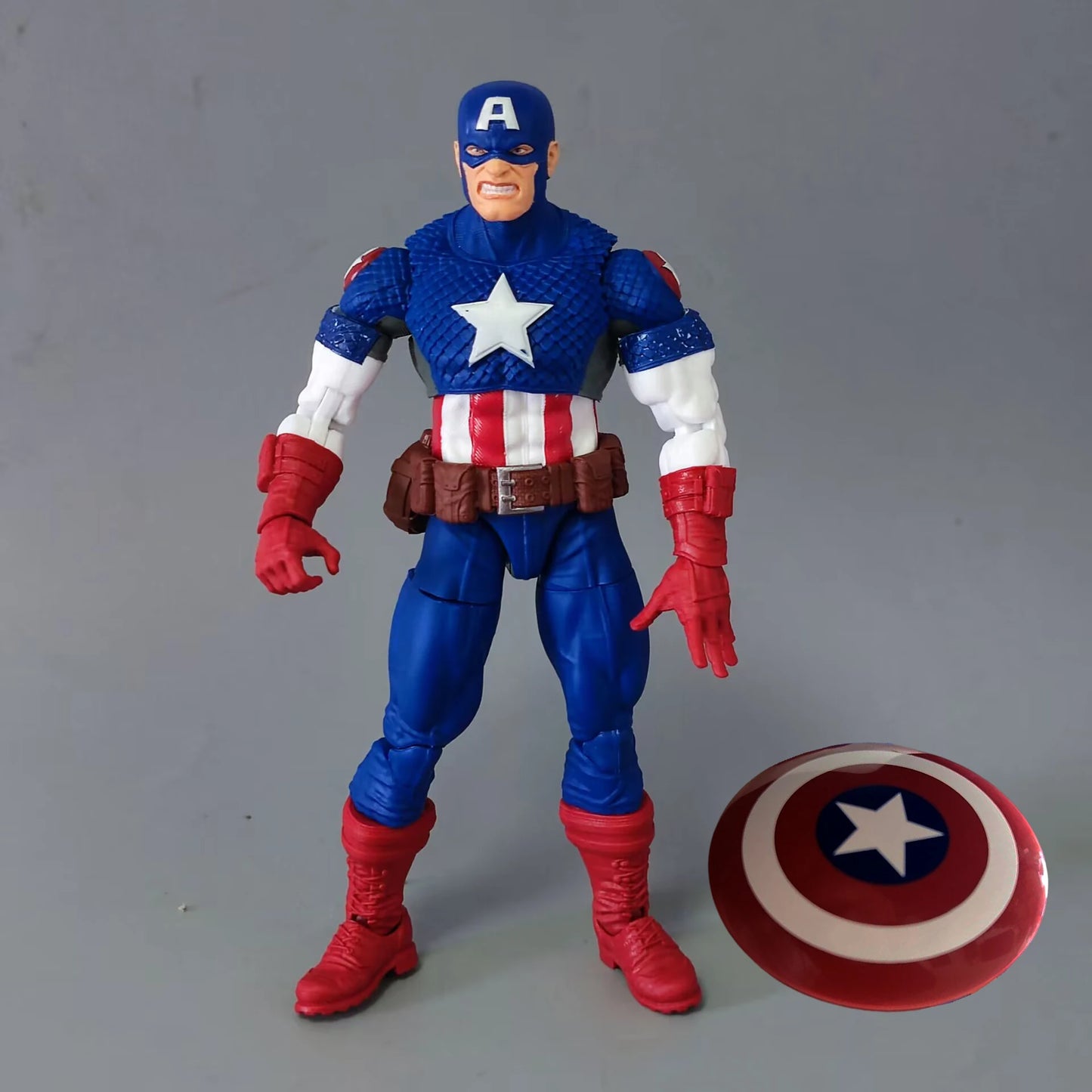 Marvel Legends Extremis Iron Man Orb Molecule Ultimate Captain America Baron Von Strucker Puff Adder BAF Wave 6" Action Figure
