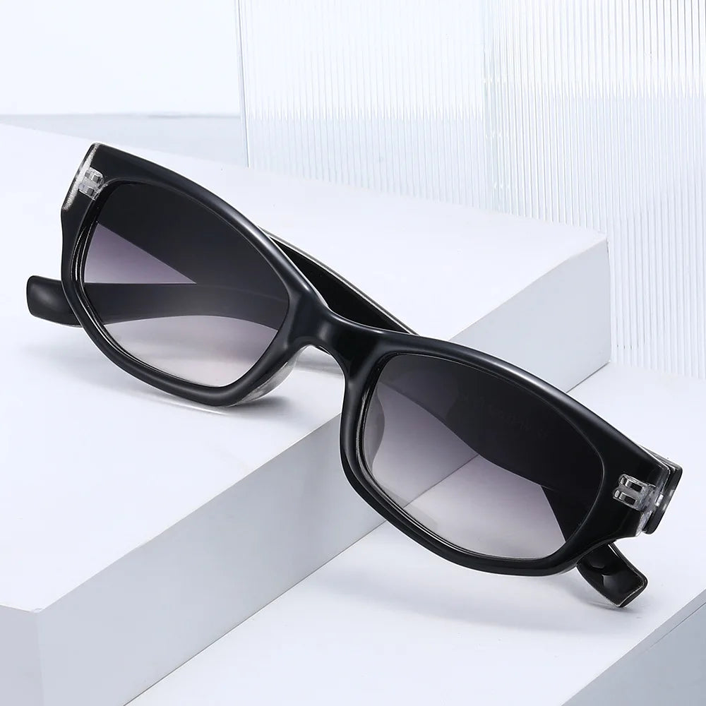 JNPCXI New Retro Small Rectangle Sunglasses Women Candy Colors Shades UV400 Square Men Sun Glasses