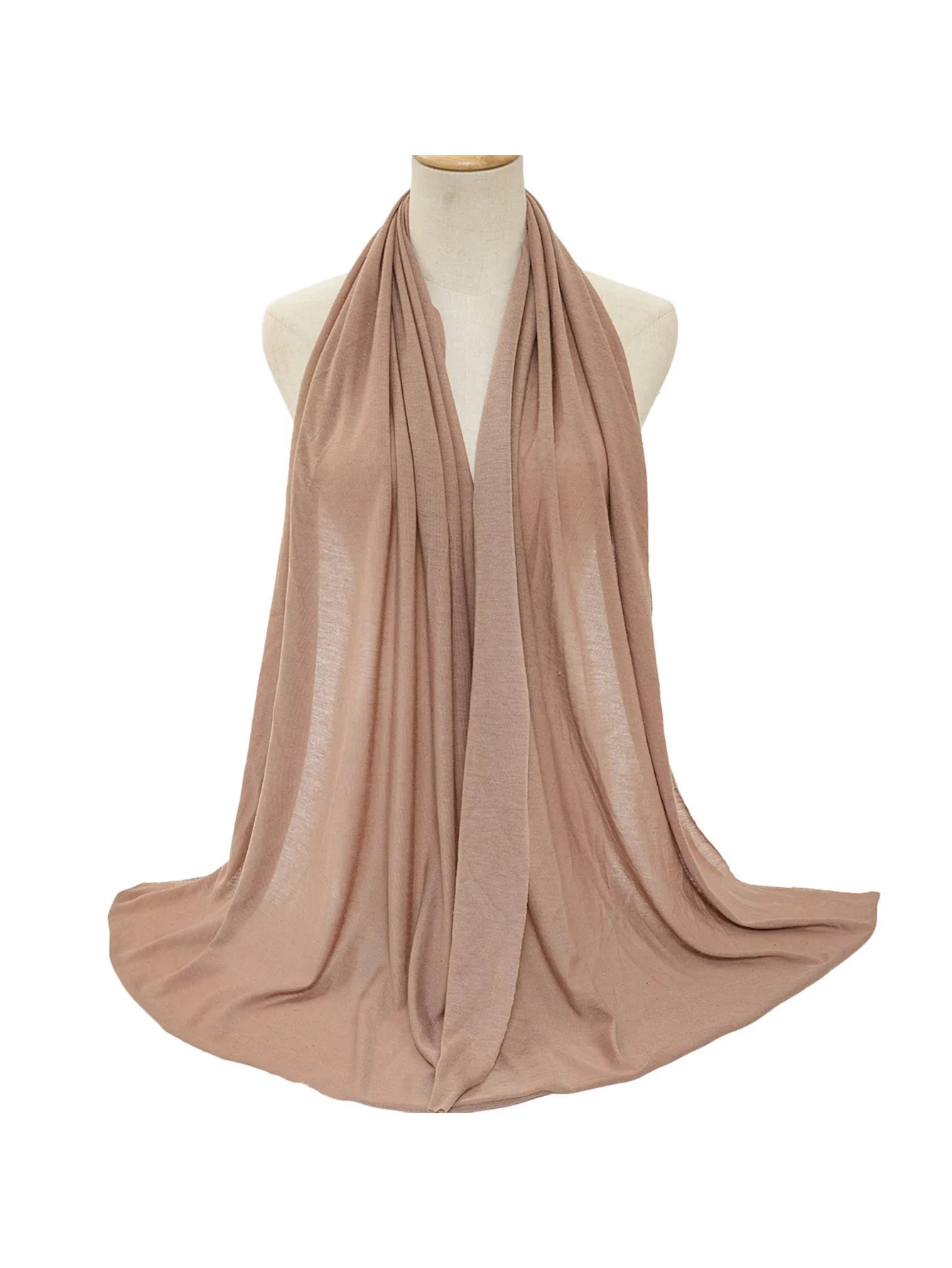 Extra Long stretch jersey turban african solid color super soft breathable headband