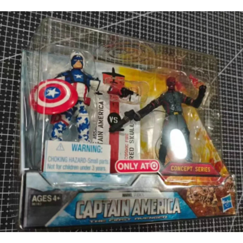 Original Hasbro Marvel Legends Series RED SKULL/Captain America Anime Figure Toys Model Collection
