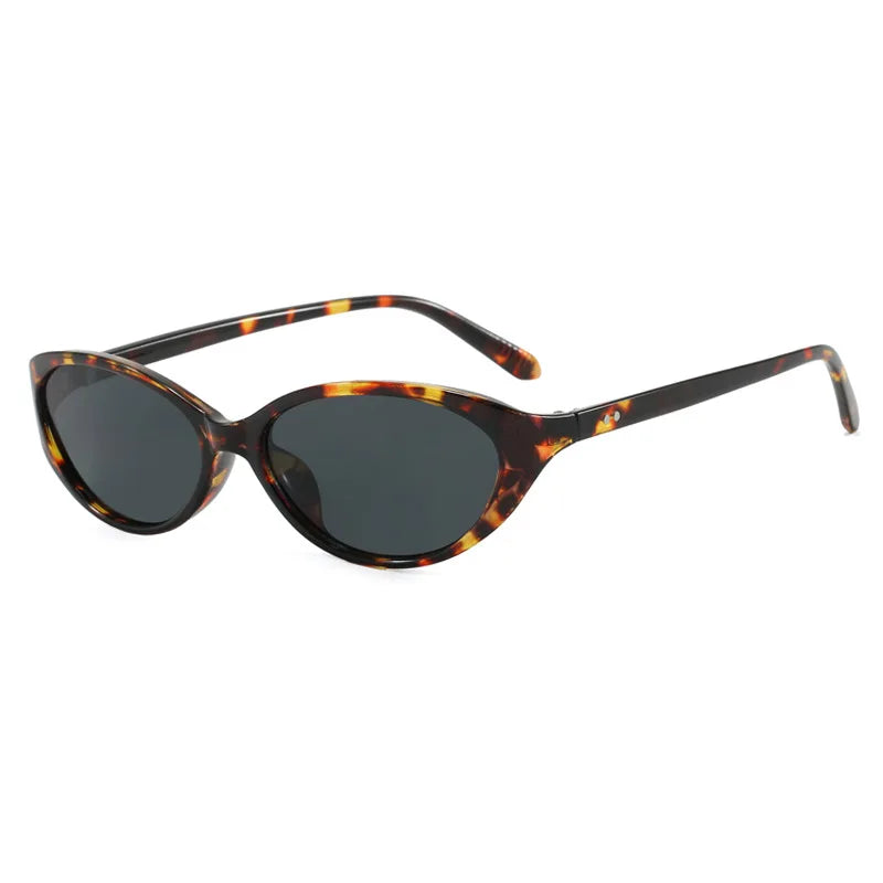 JNPCXI New Ins Popular Fashion Cat Eye Women Sunglasses Shades UV400 Retro Candy Color Men Sun Glasses