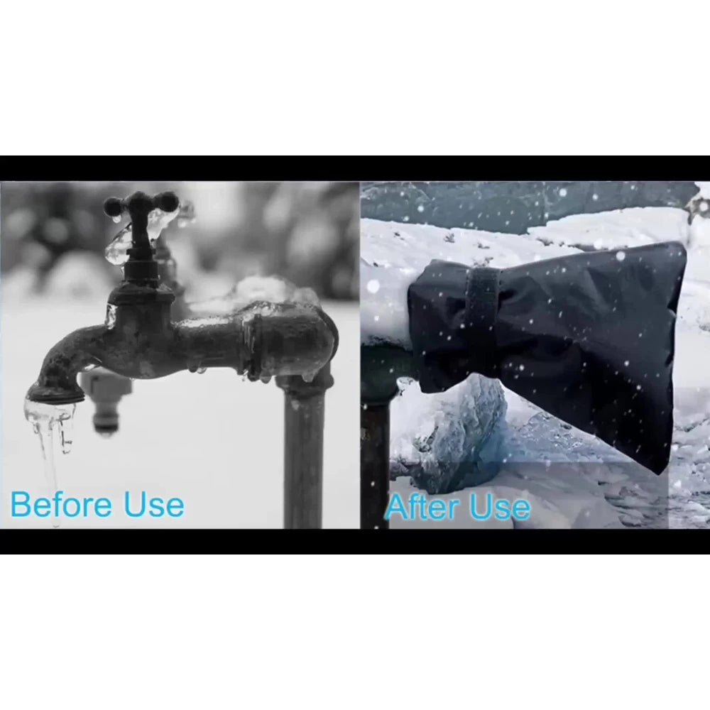 1/2/3pcs Winter Outdoor Faucet Cover, 5.9"W x 7.8"H Reusable Insulated Spigot Backflow Cover, Protective Cover Antifreeze Cover