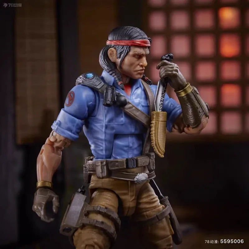 Original Hasbro G.I. Joe Classified Series Spirit Iron Knife Anime Figure Toy Collection Model